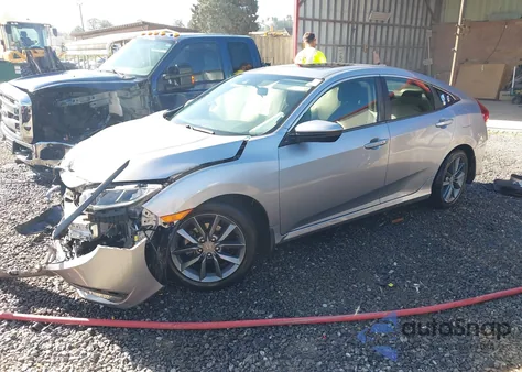2019 Honda Civic Ex from USA, damaged, VIN JHMFC1F38KX014200